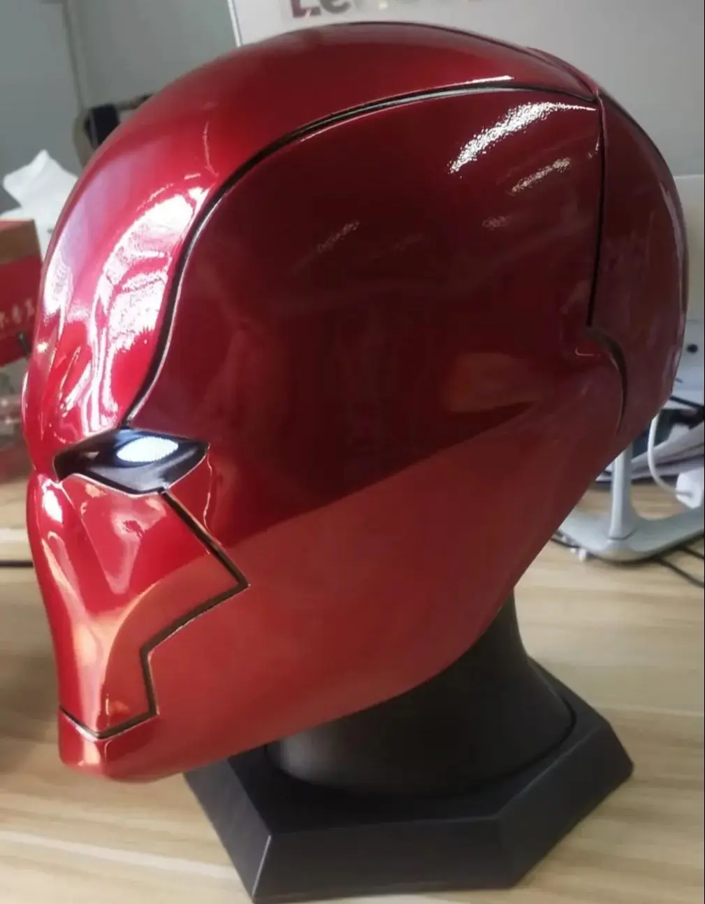 Шлем для косплея Marvel Red Knight Hero со светлыми глазами реплика костюм носимая маска