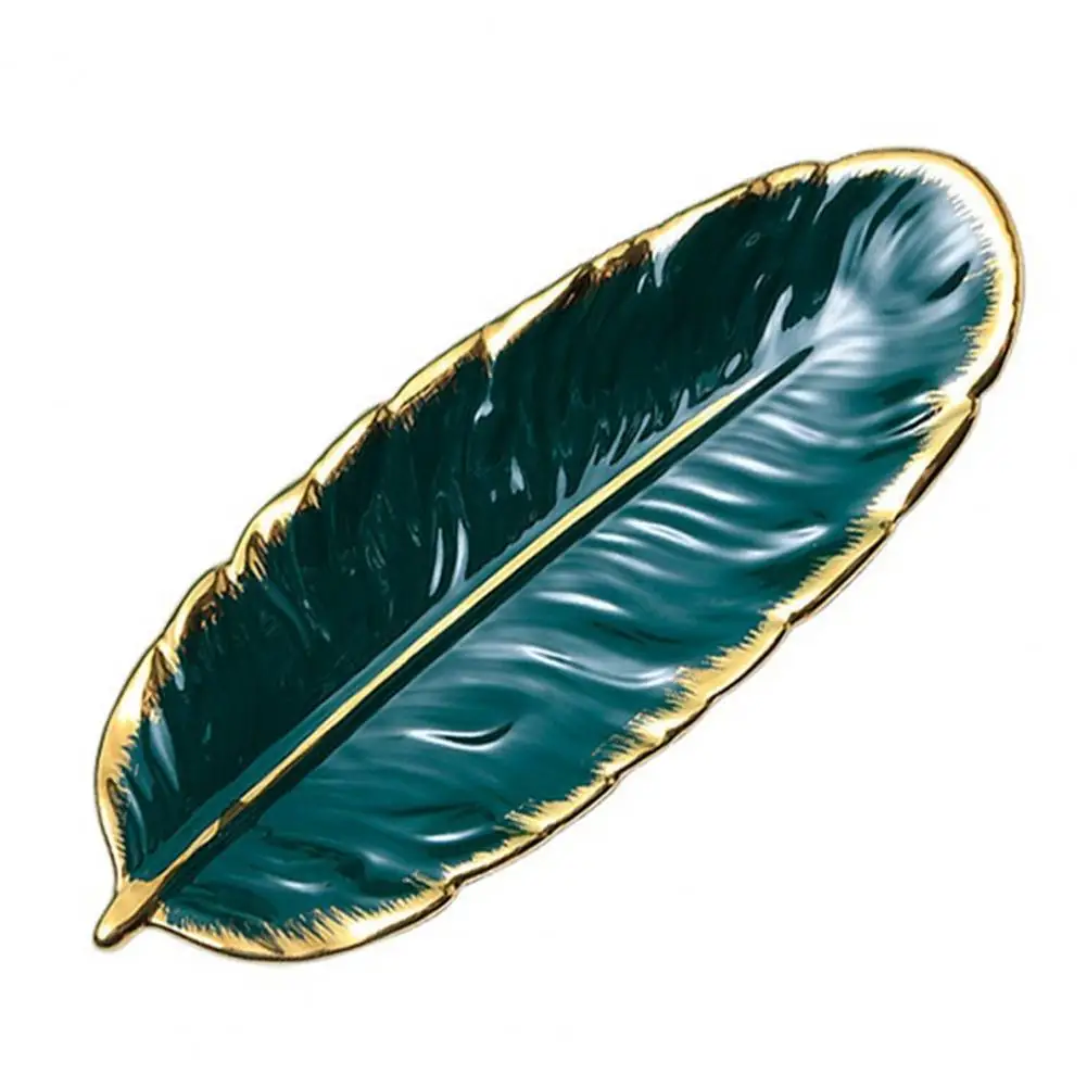 Cooking Plate Convenient Creative Feather Shape Food 3 Colors |
