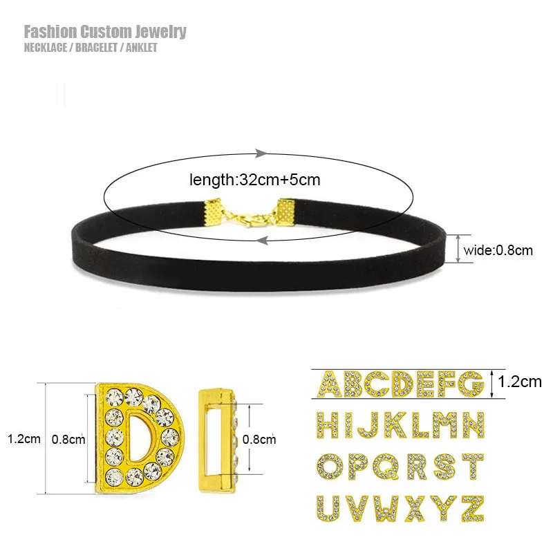 Hot Sexy Gold Letters YES DADDY Choker Collar Necklace Women Men Adult Game Cosplay Custom Personalized Chocker Jewelry Gift images - 6