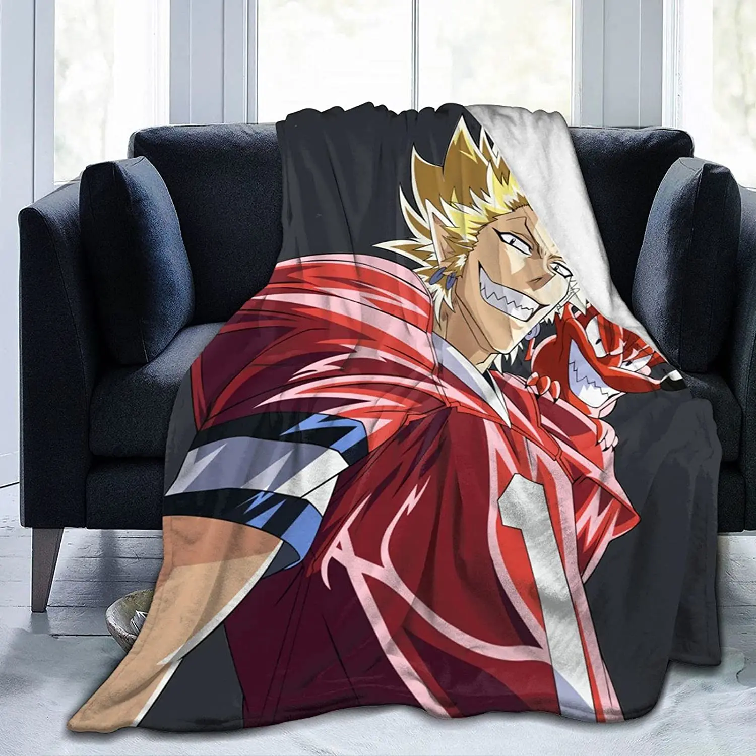 

Yoichi Hiruma Fluffy Soft and Comfortable Blanket, Anime Warm Embrace of Sympathy