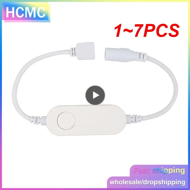 

1~7PCS pre Flashed ESPHome RGB LED Light Strip Controller 5V-12V Works With Home Assitant