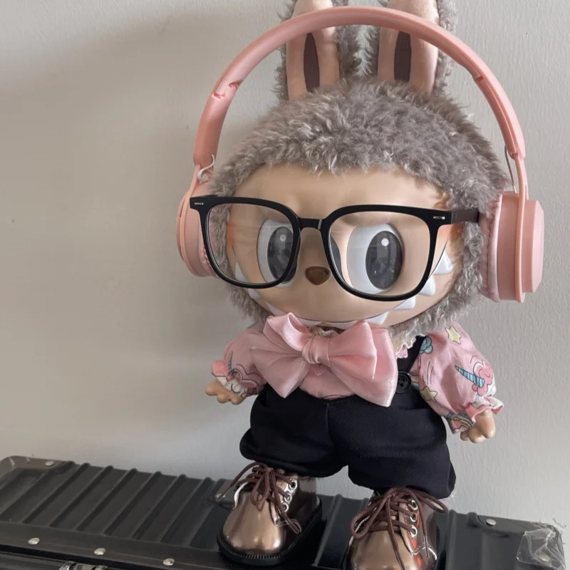 Только одежда 38 см Labubu парусиновый комбинезон комплект Zimomo Mokoko кукла сменные