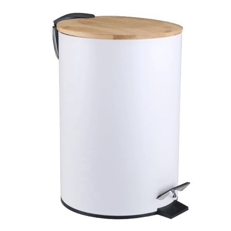 

Bathroom Trash Can - Small Trash Can With Lid For Bathroom - Stainless Steel Bathroom Garbage Can With Lid