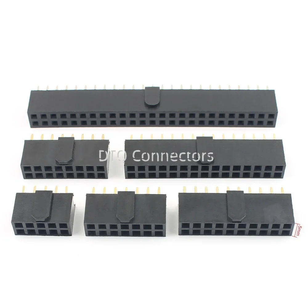 

Двойной прямой DIP-разъем для ключей 6/10/14/16/20/26/34/40/50 контактов 2.54мм