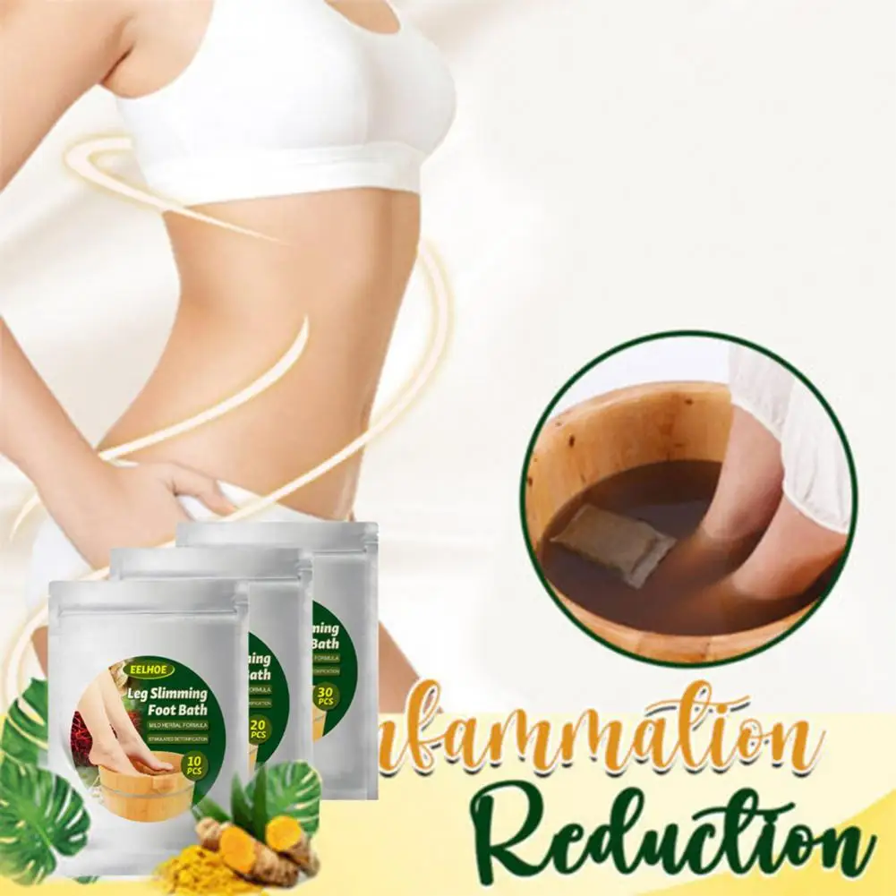 

10Pcs/Set Healthy Foot Bath Pack Quick Effect Release Itchy Healing Slimming Foot Bath Bag Dehumidification Packs