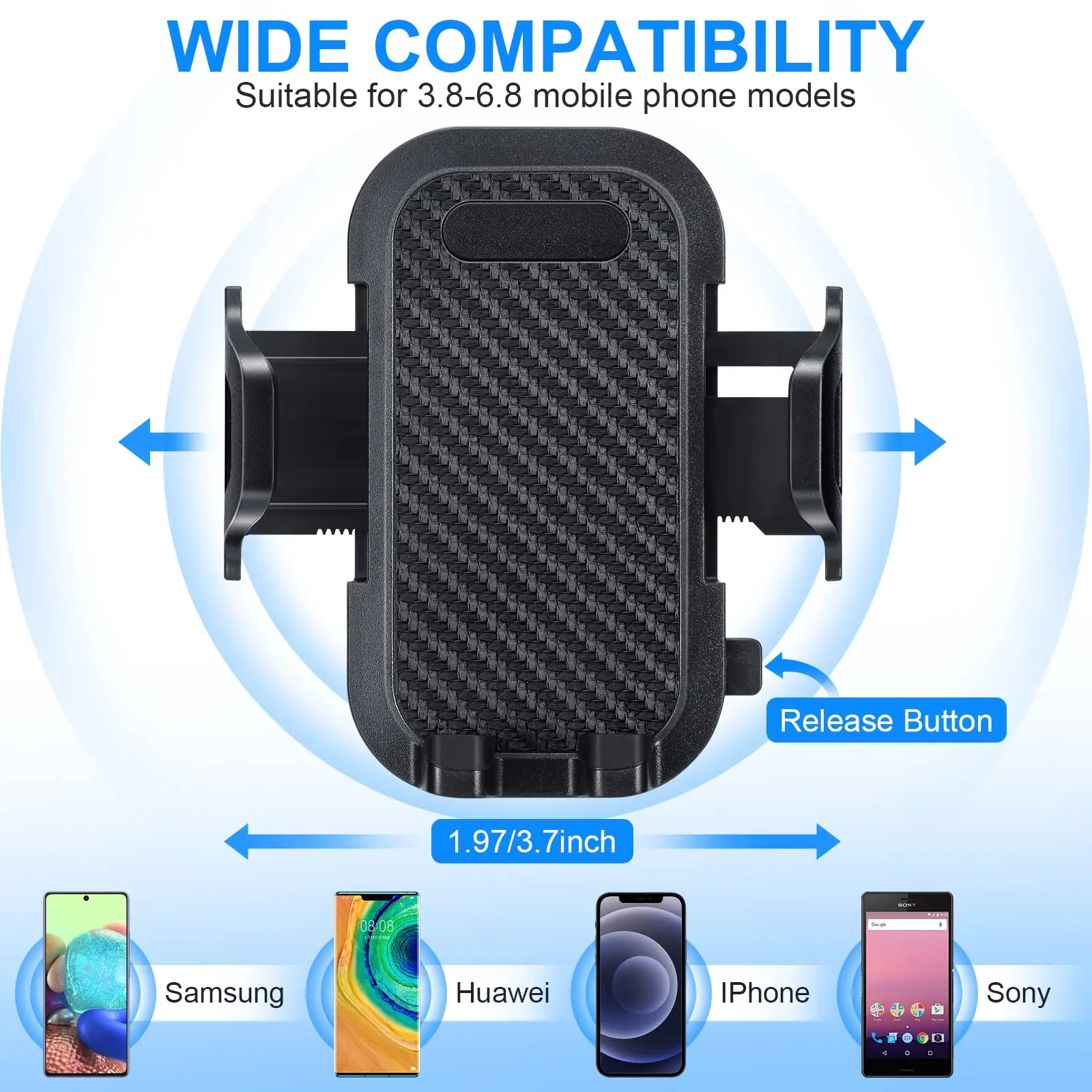 Держатель телефона на приборную панель для автомобиля универсальный держатель