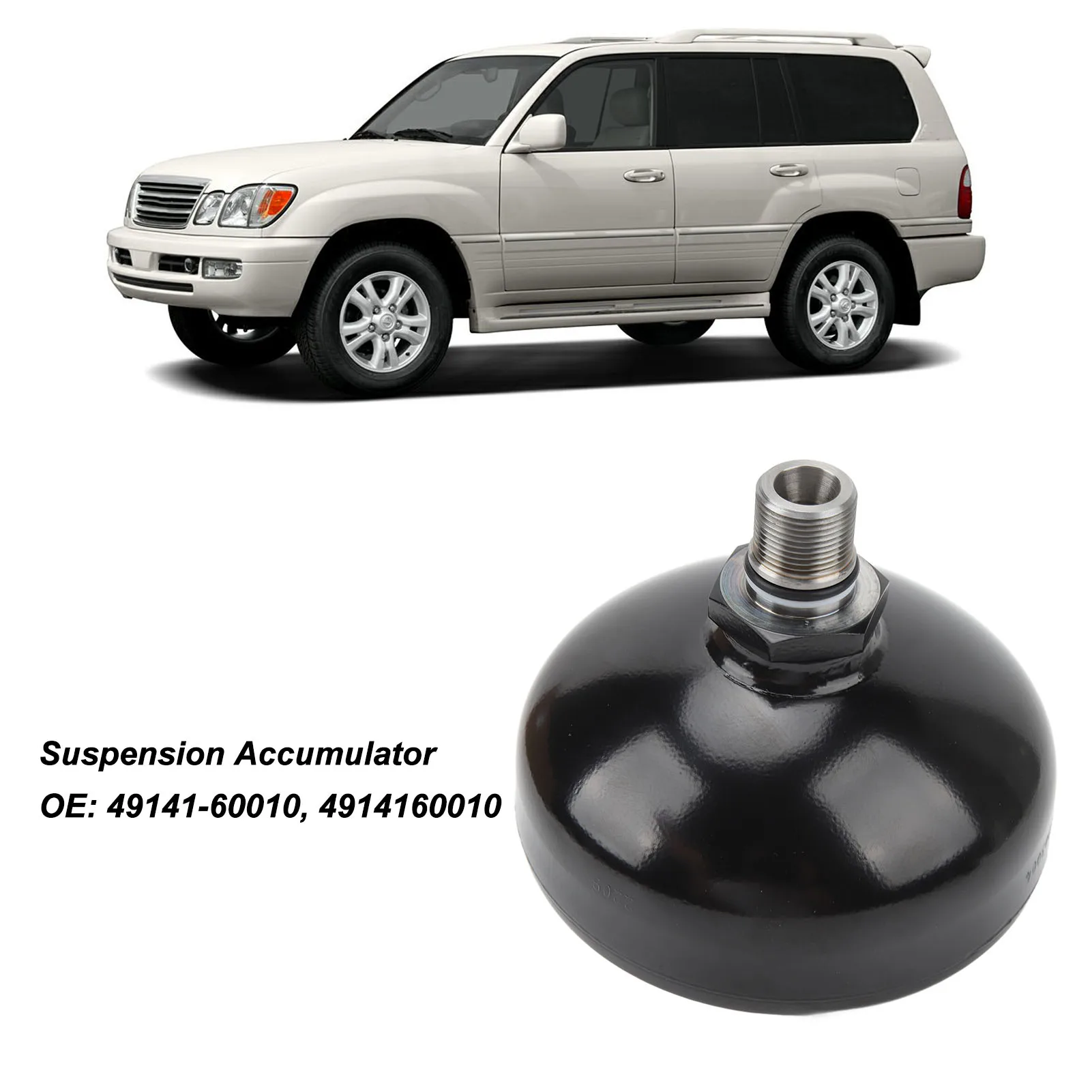 Амортизатор передней подвески 49141-60010 для Land Cruiser 1999-2007, LX470 1998-2007, OEM-замена, высокая прочность (art.: 3920dad39ca4d) - 3920dad39ca4d