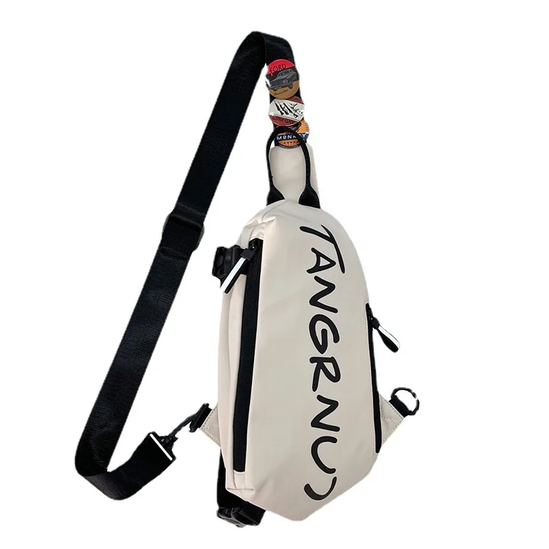 Single Shoulder Crossbody Bag Men's And Women's Sports Leisure Chest Bag Simple Lightweight Multi-functional Fashion Men's Small