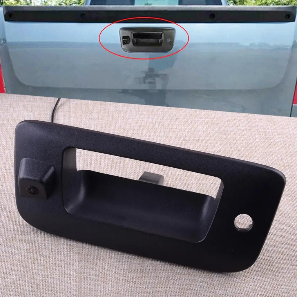 

170 Degree Car Tailgate Handle Backup View Camera 12V Fit For Chevrolet Silverado GMC Sierra 1500 2500HD 3500HD 2007-2012 2013