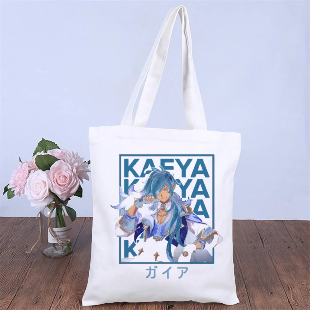 

Kaeyabag Genshin Impact Online, модная сумка через плечо для ролевых игр, мужская и женская сумка, вместительная сумка-тоут