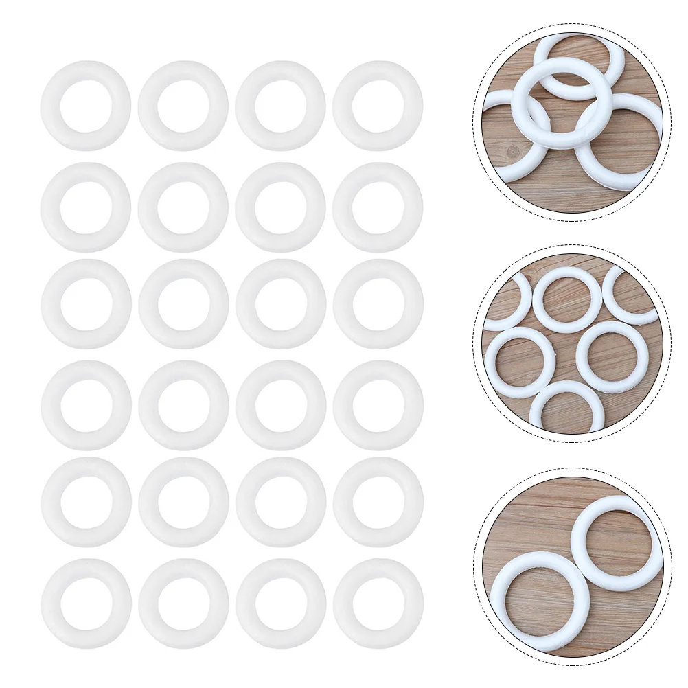 12 шт. пенопластовый рождественский венок круг для рукоделия кольцо сделай сам