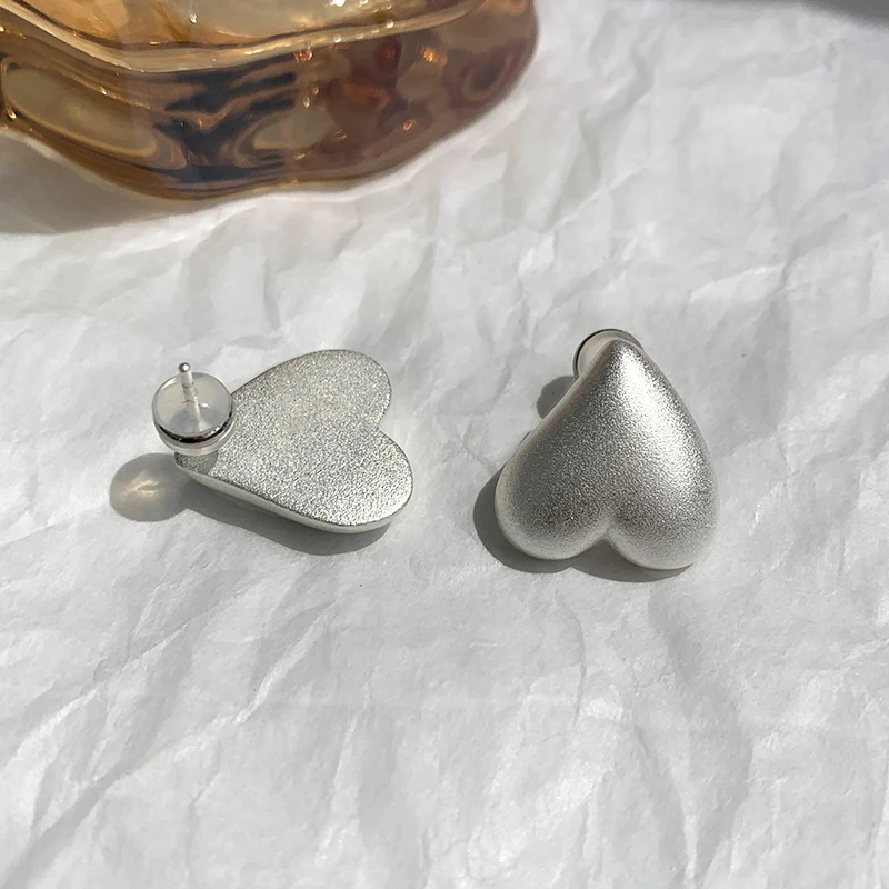 Серьги в романтическом стиле женские матовые золотистые ювелирные украшения