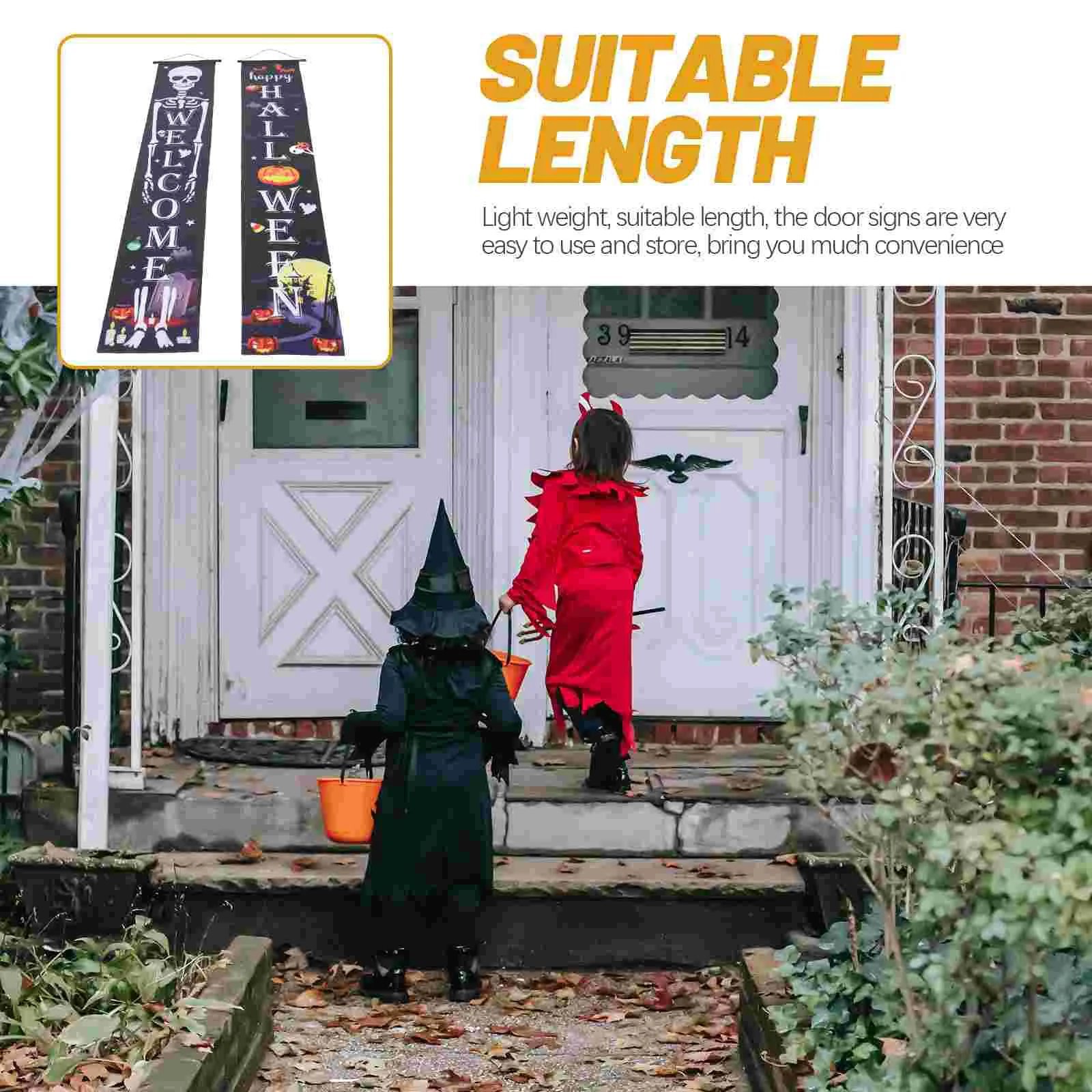 Декор Хэллоуин Куплет Крыльцо Подвесные Дверные Таблички Наружные Украшения для