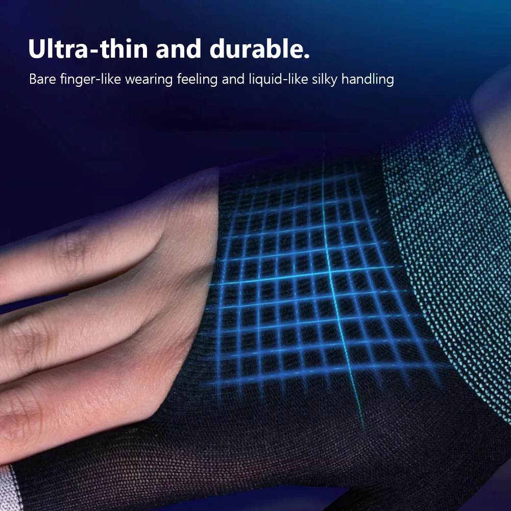 1 пара игровых перчаток с рукавами для пальцев противоскользящие перчатки