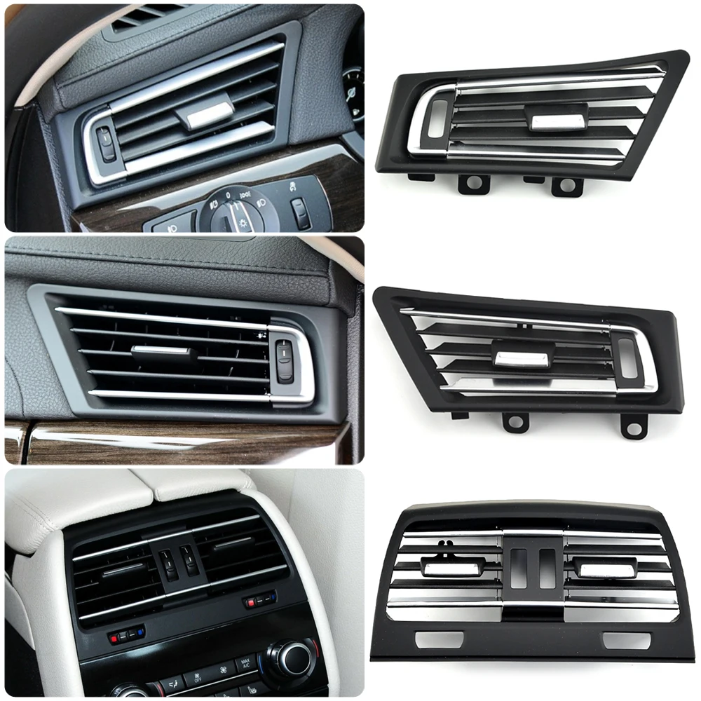 

Car Console Center Grille Dash AC Air Heater Vent 64229115857 64229115858 64229115857 For BMW 7 Series F01 F02 F03 F04 2007-2015