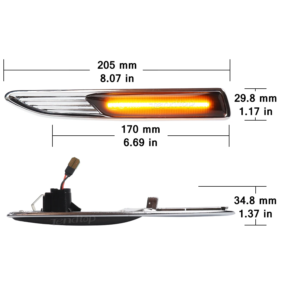 Фонарь поворотный янтарный для Ford Mondeo 4 Mk4 BA7 03 2007-01 2015
