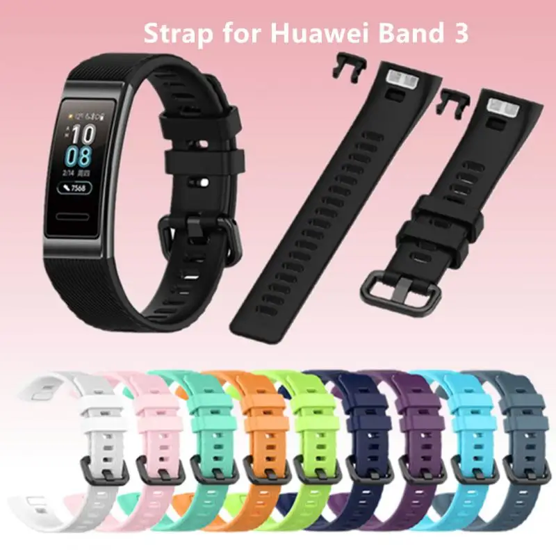 

Ремешок силиконовый для Huawei Band 3/Band 3 Pro/Band 4 Pro, сменный мягкий модный смарт-браслет для наручных часов