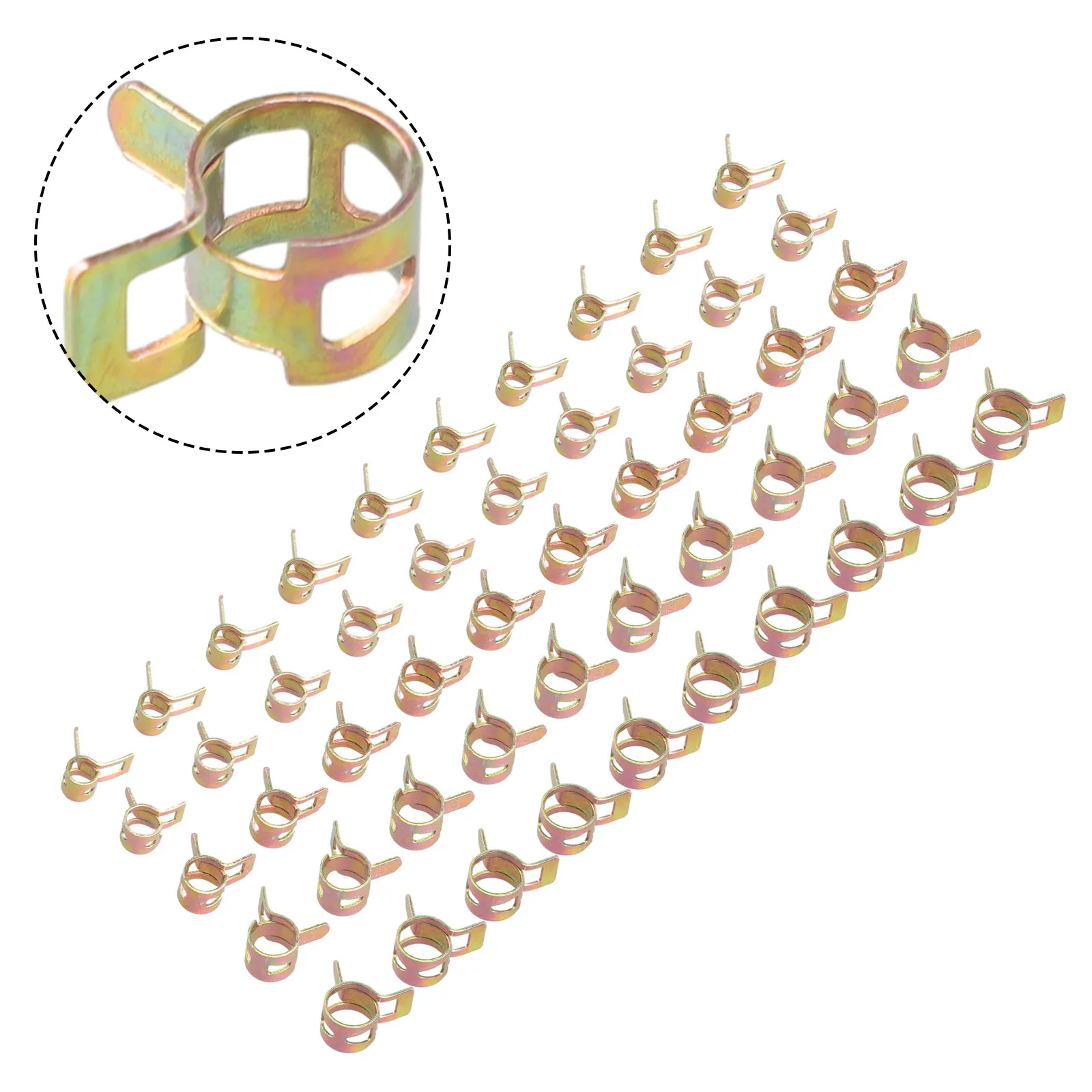 50 шт. крепеж 5/6/7/8/9 мм пружинный зажим топливные водопроводные шланги зажимы для