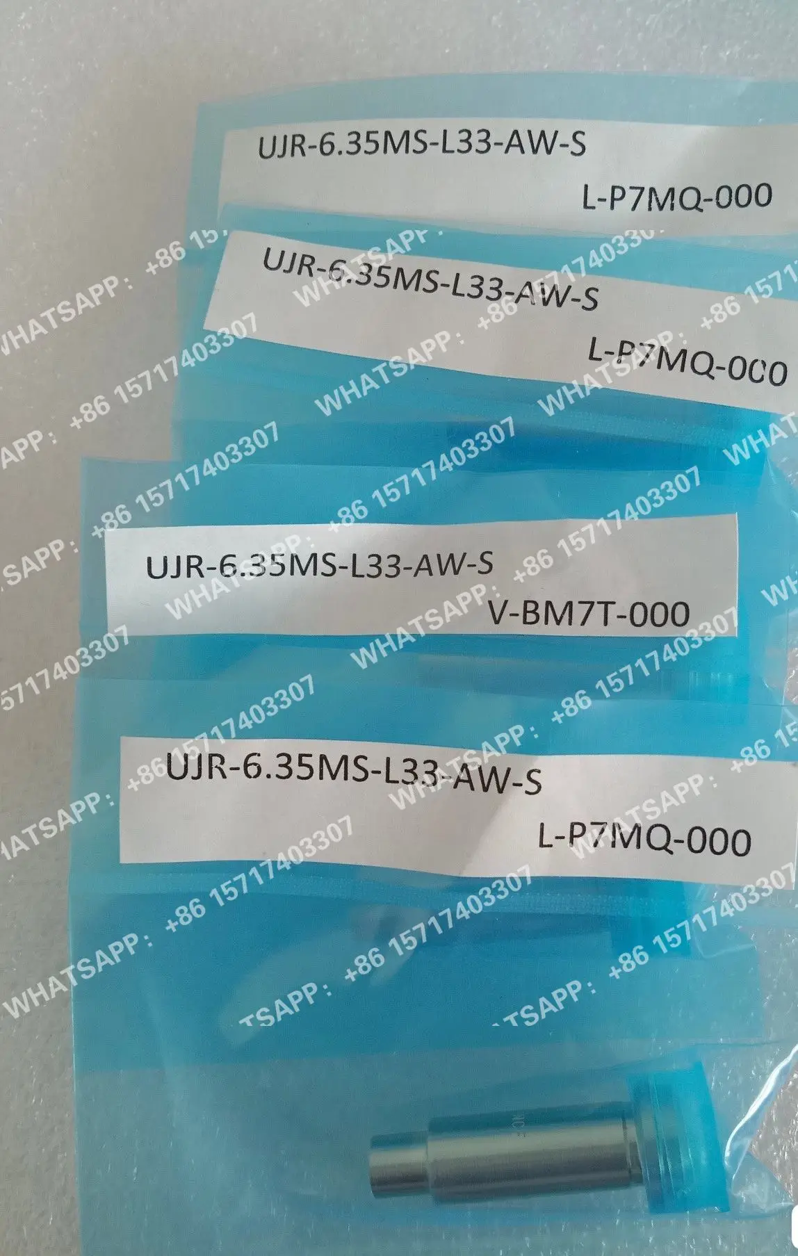 Фото 1/4VCR Микросварной штекерный разъем UJR-6.35MS-L33-AW-S №1