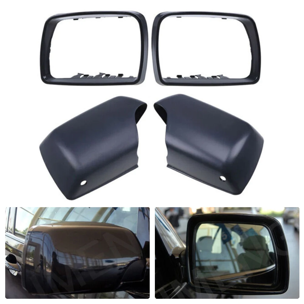

4 шт., крышки для зеркала заднего вида BMW X5 E53 3.0d/3.0i/4.4i/4.6is/4.8is