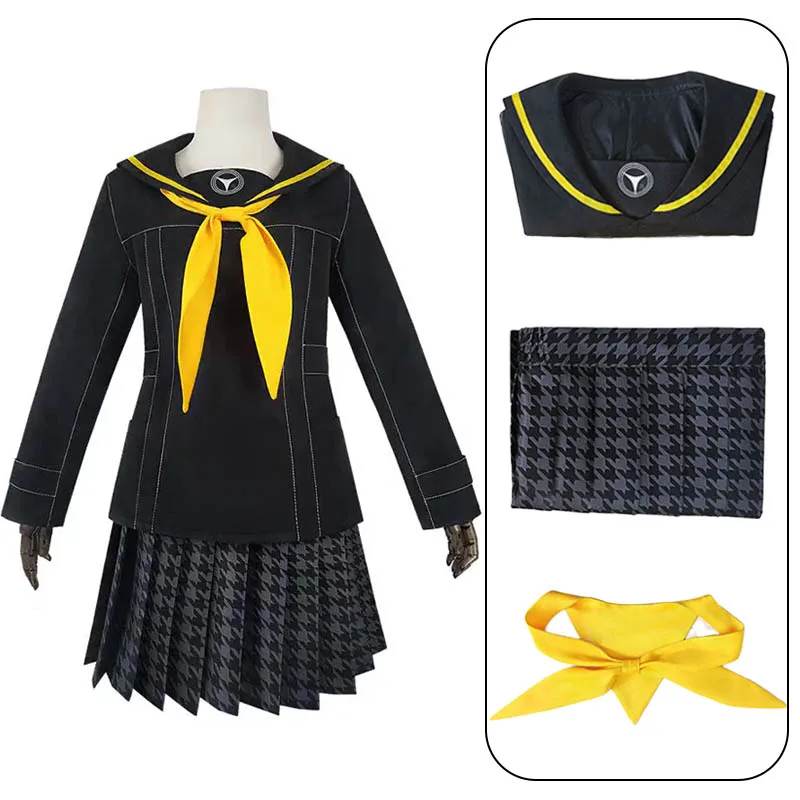 Костюм для косплея Kujikawa Rise аниме P4 униформа ролевых игр на Хэллоуин женская