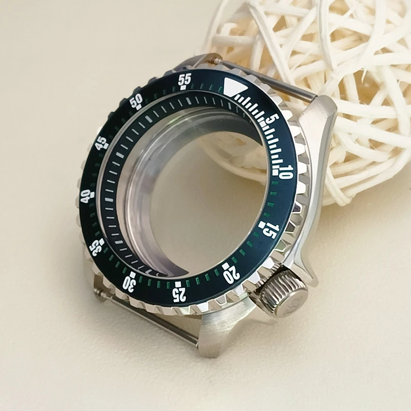 Mod Seiko NH35 Case Dome Sapphire Crystal Glass Fits SKX007 SRPD NH35 NH36 Movement Transparent Back Cover Men Dive Watch Cases