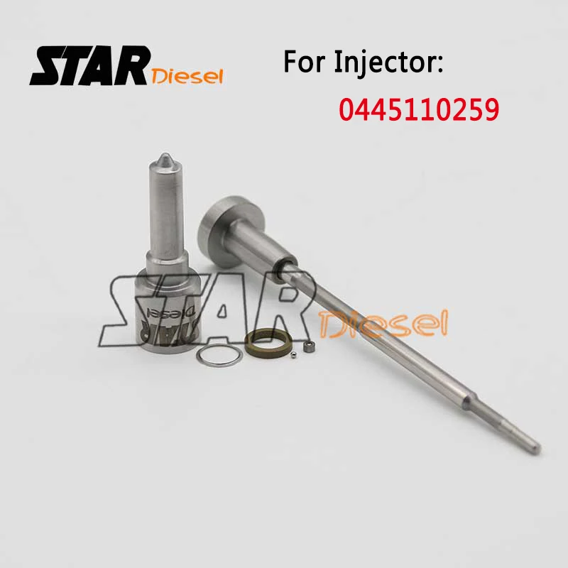 

For Injector 0445110259 Repair Kits 0433171936 DLLA149P1515 Common Rail Injection Nozzle F00VC01315 Control Valve 0 445 110 259