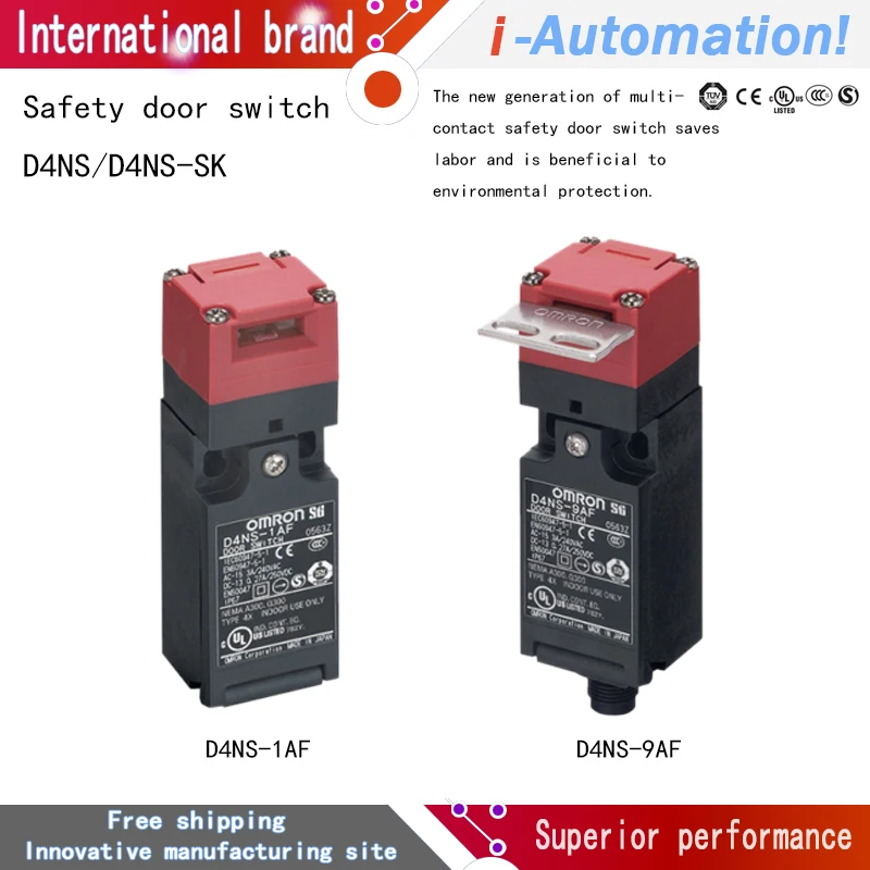 

Original safety door switch D4NS-1AF 2AF 4AF 1BF 2BF 4BF 1CF 2CF 4CF 1DF 2DF 4DF