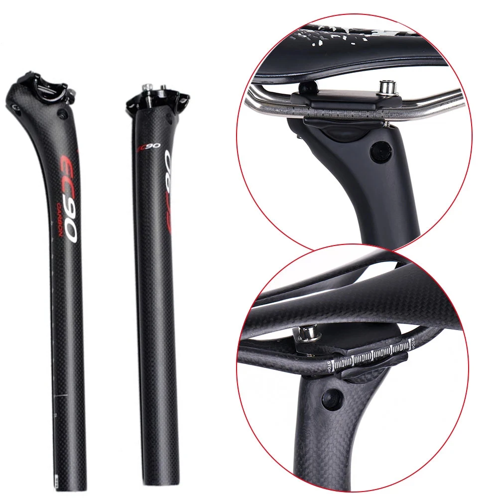 

Подседельный штырь из углеродного волокна 27,2/30,9/31,6 мм, подседельный штырь для горного/дорожного велосипеда, матовые велосипедные детали 3K, ...