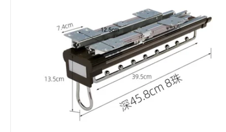 

СВЕРХМОЩНЫЙ МАСЛЯНЫЙ амортизирующий мягкий буферный двойной направляющий верхний выдвижной шкаф для гардероба Тканевый жакет подвесной стержень