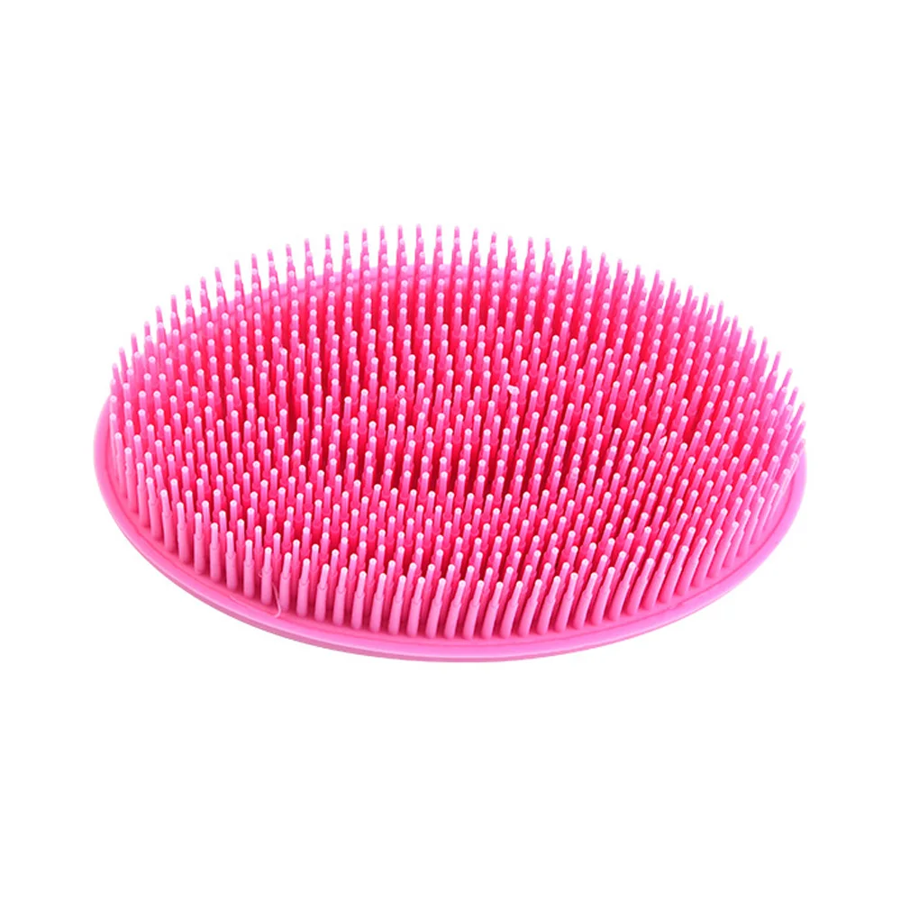 

Soft Silicone Body Brush Wash Bath Shower Exfoliating Skin Fit For Baby Bath Shampoo Facial Massage Brush Supplies Dropship