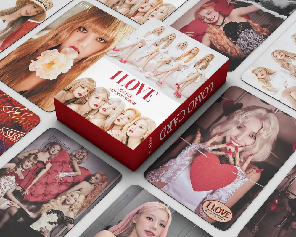 55 шт./комплект, альбом для фотографий «I Love»