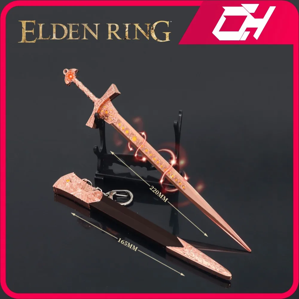 

Elden Ring Sword Miquellan Knight's Sword Anime Game Keychain Swords Butterfly Knife Katana Weapon Figures Model Gifts Kid Toys