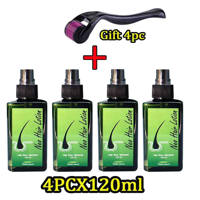 

Лосьон для волос Neo, 120 мл, 4 шт., сывороточная эмаль для роста волос, выпадение волос, 100% натуральное лечение для мужчин, женщин, мужчин, Таилан...