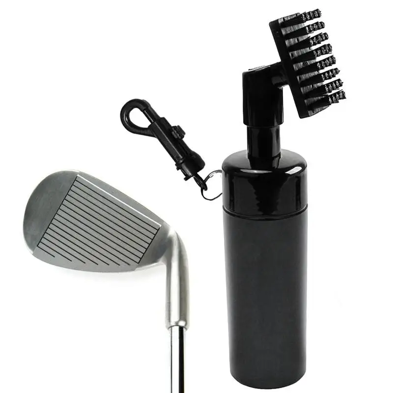 

Golf Club Brush Golfers Leakproof Water Spray Brush With Handle Water Dispenser Groove Cleaning Accessories Black Club Cleaner