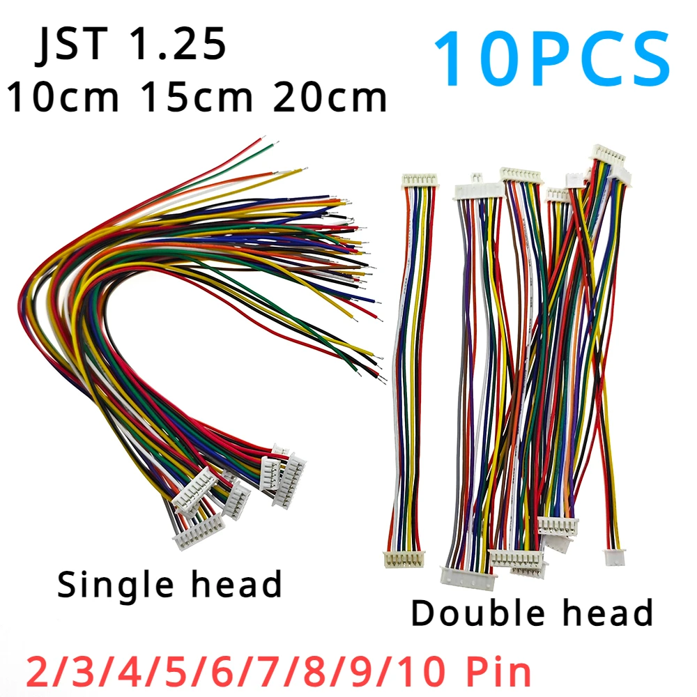 

Mini Micro JST разъемы 1.25мм с проводом 10 шт