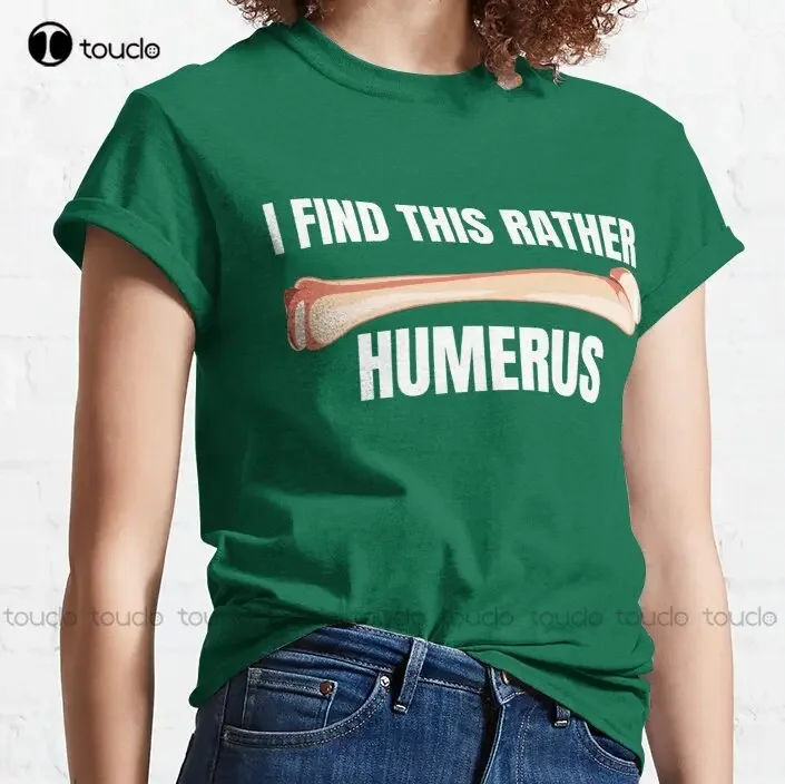 Трендовая футболка I Find This Rather Humerus Doctor мужские рубашки для рыбалки футболки