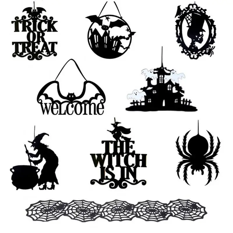 

Halloween Door Hanger Spooky Halloween Door Hanger Halloween Door Hanger Decor For Halloween Home Party Door Front Porch Outdoor