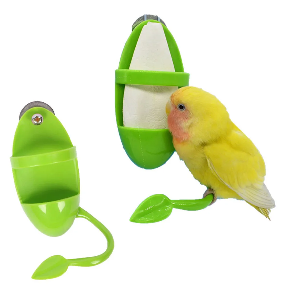 

Pet Feeding Supplies Parrot Feeding Toy With Standing Rack Bird Cage Feeder Plastic Bird Stand Pet Food Feeder For Parrot Bird