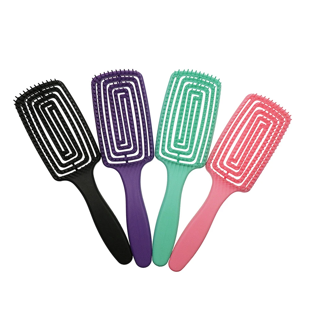 

Wide Teeth Arc Massage Comb Anti-static Practical Anti-Entangling Salon Styling Comb Non-slip Comfort Hair Care Comb Hairbrush