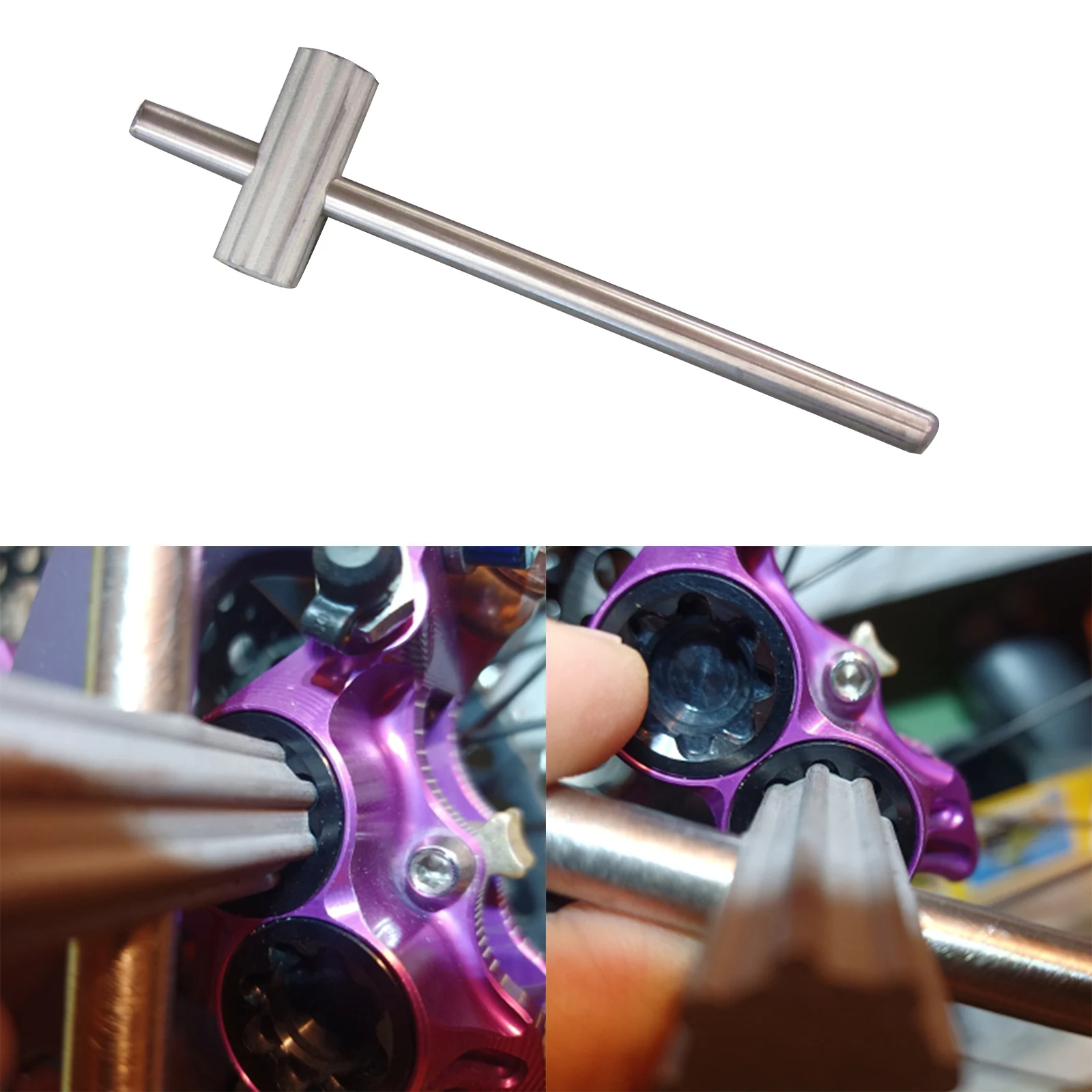 

Spanner Bicycle Wrench 45 # Steel 8 Key Adapter Durable Hydraulic Brake Removal Tool Brand New Easy To Install