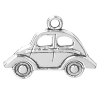 25pcslot retro fashion silver color car charms alloy pendant for necklace earrings bracelet jewelry making diy accessories