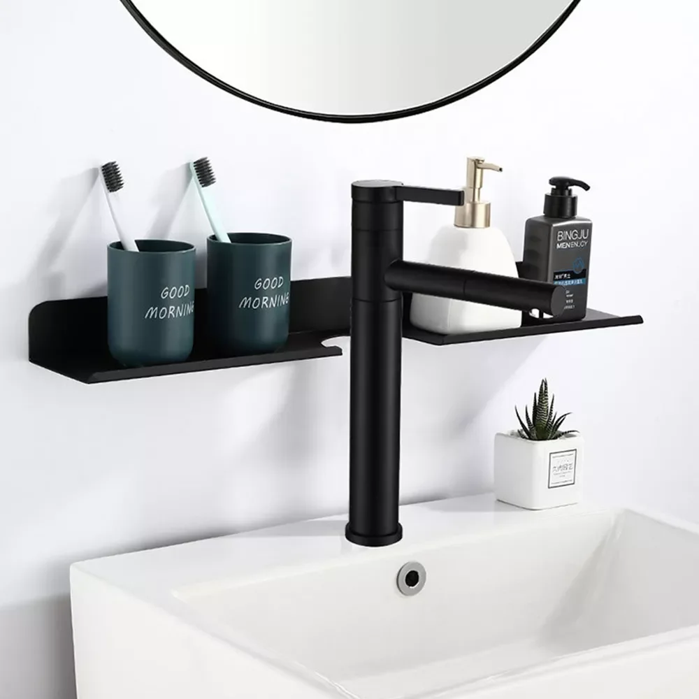 

Storage Shelf Faucet Wall Mount Rack Shower Organizer Holder Bathroom Accessories Shower Shampoo Soap Cosmetic Holder