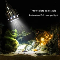 aquarium led light south american fish tank spotlight decoration plants grow remote control dimmable lamp turtle reptiles