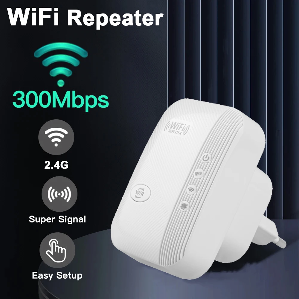 

Wi-Fi репитер 300 Мбит/с, 2,4 ГГц, 802.11N