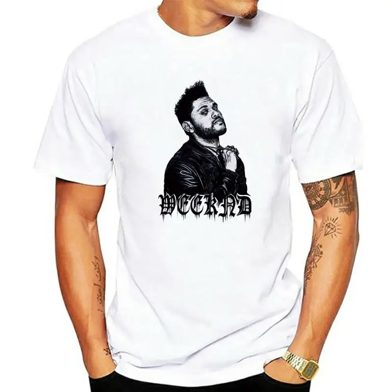 

Винтажная Футболка The Weeknd, музыкальная Хлопковая мужская футболка, новая футболка, мужские топы Wo s