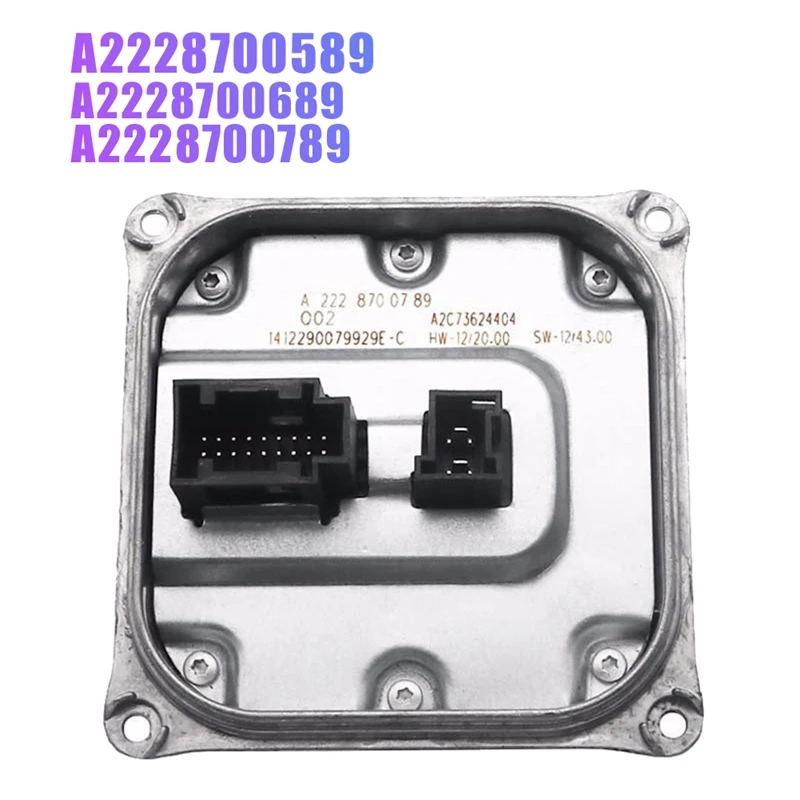 

A2228700789 LED Headlight Ballast Control Unit Voltage Regulator Module for Mercedes Benz C W205 E W212 S W222 GLE GLS