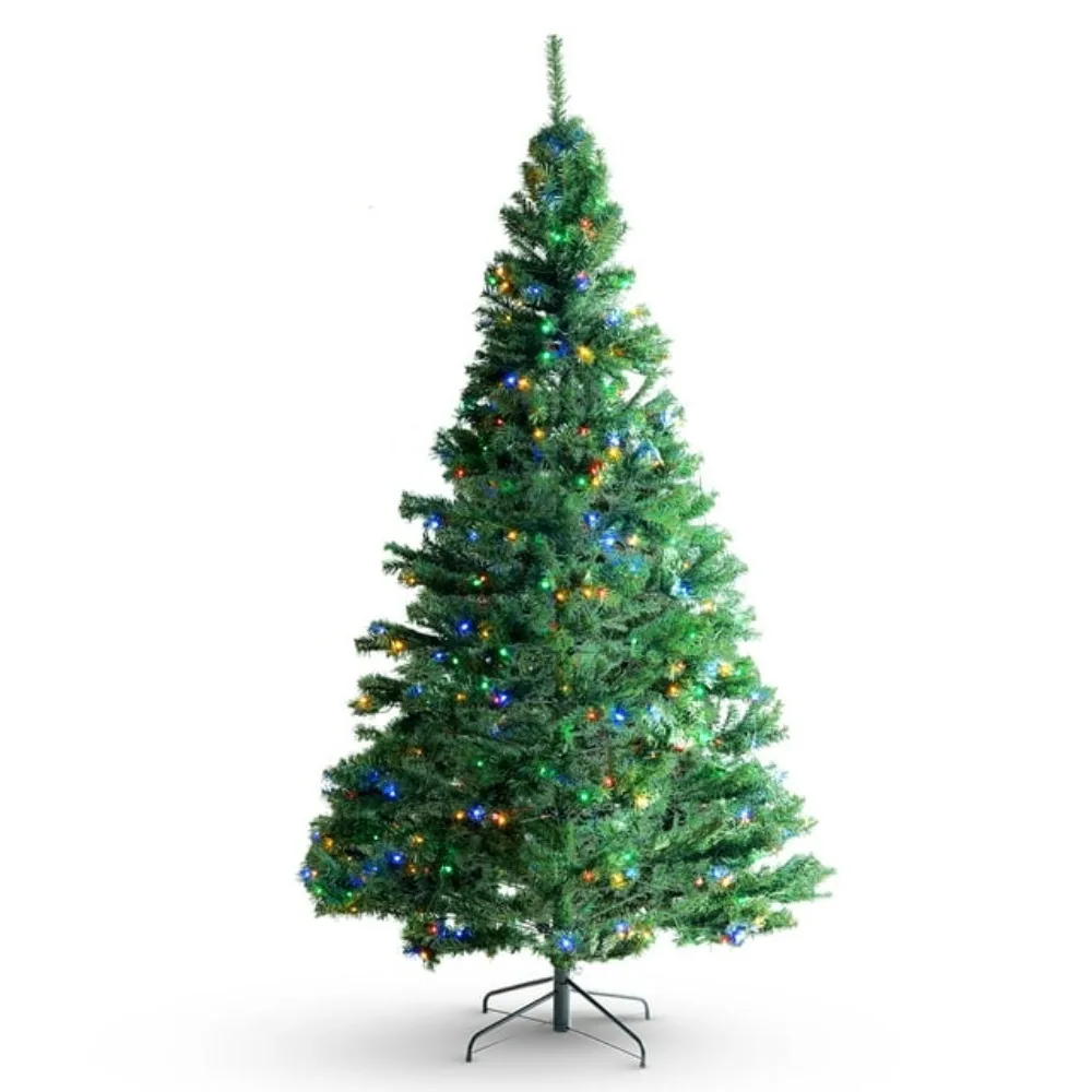 

Christmas Tree Full Holiday Decor Xmas Tree With 450 Multi-Color LED Lights Free Shipping Decoration Festive Party Supplies Home