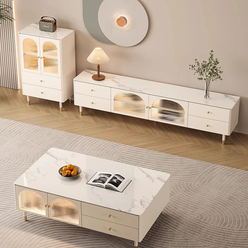 

Tall Tv Stand Living Room Universal Sideboard Retro Tv Table Stand Modern Luxury Mueble Para Televisor Garden Furniture Sets SQC