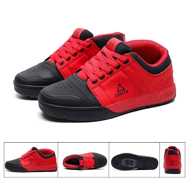 Нескользящая велосипедная обувь с плоской педалью для мужчин и женщин ...